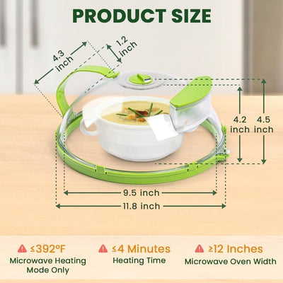 Universal Microwave Plate Cover